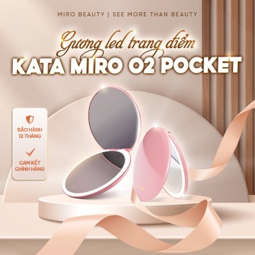 Gương Led Trang Điểm Cầm Tay KATA Miro O2 Pocket