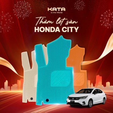 Thảm Lót Sàn Ô Tô Honda City (RS) 2019–2025 Cao Cấp
