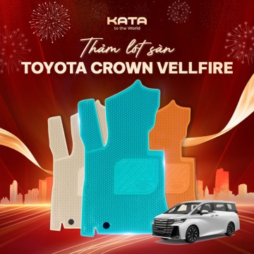 Thảm sàn Toyota Crown Vellfire 2024