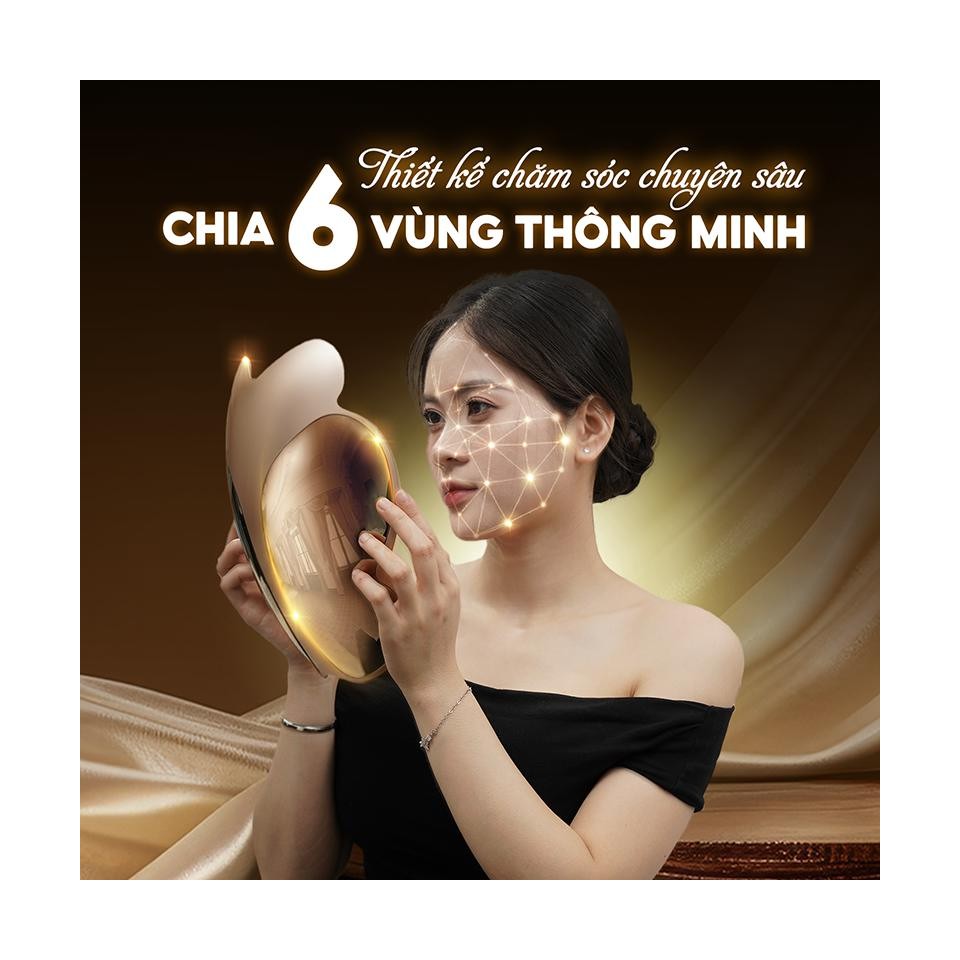 mặt nạ ánh sáng sinh học KATA chia 6 vùng thông minh