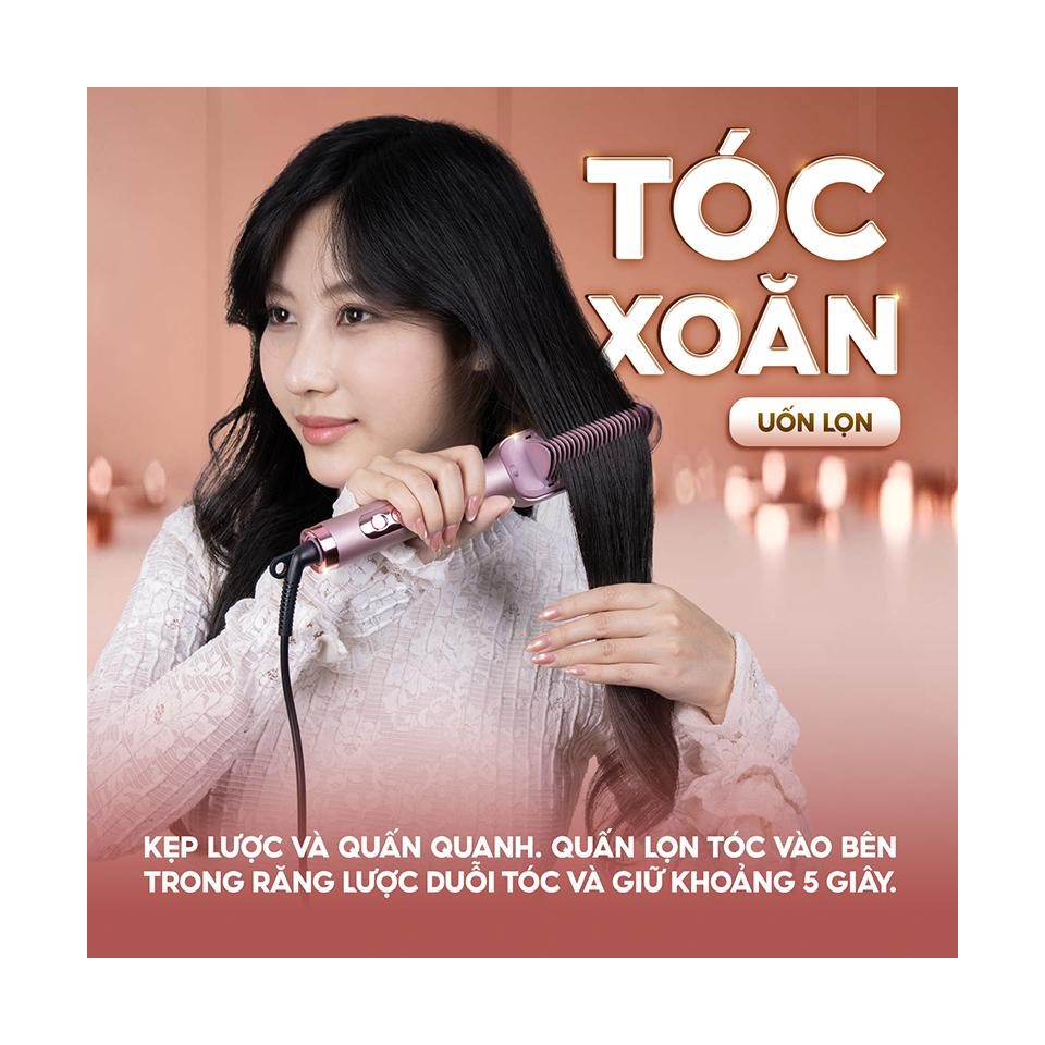 Tóc suôn mượt, bồng bềnh và tự nhiên hơn với máy tạo kiểu tóc KATA G2 – thiết kế hiện đại, công nghệ tiên tiến