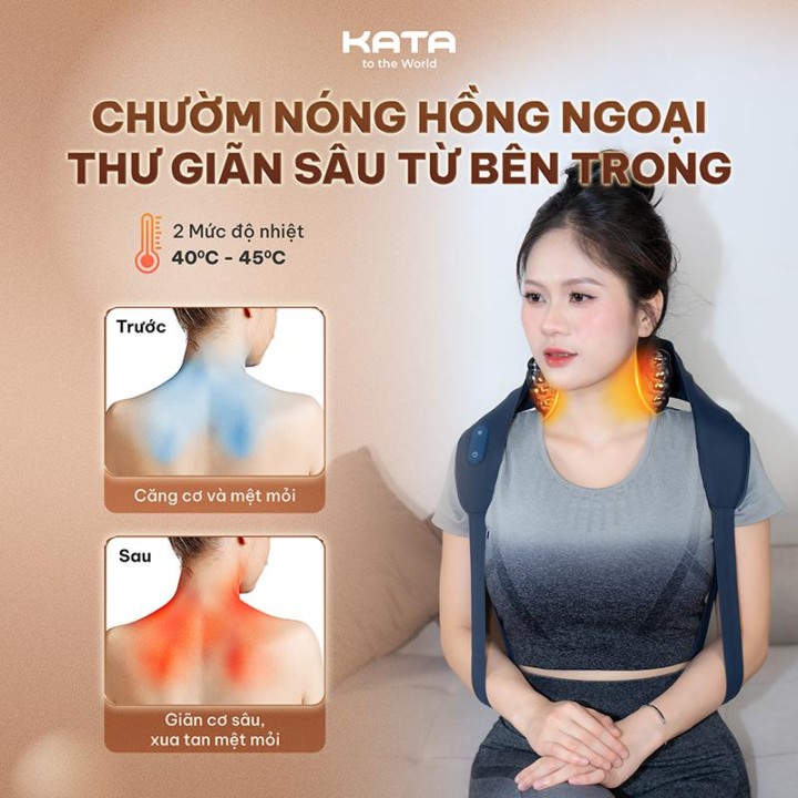 chườm nóng hồng ngoại thư giãn sâu từ bên trong