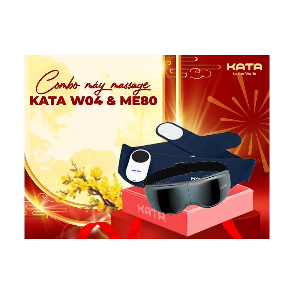 Combo quà tặng “máy massage KATA W04 và ME80” 