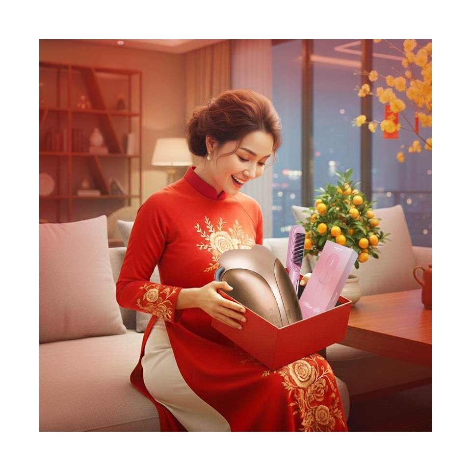 Vì sao set quà làm đẹp công nghệ được phái nữ ưa chuộng dịp Tết?