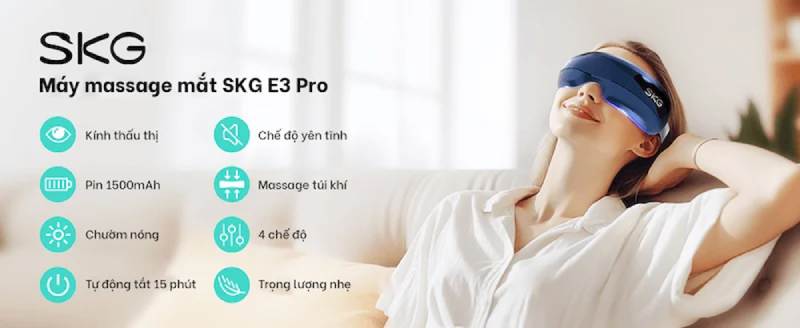 Máy massage mắt Xiaomi SKG E3 Pro