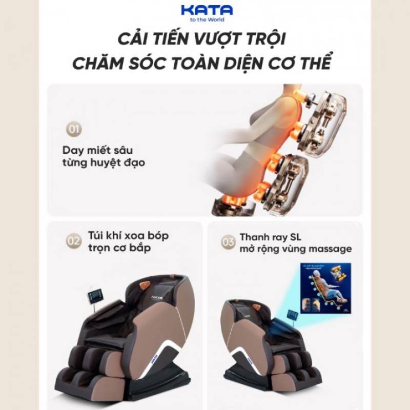 Cải tiến vượt trội chăm sóc toàn diện cơ thể