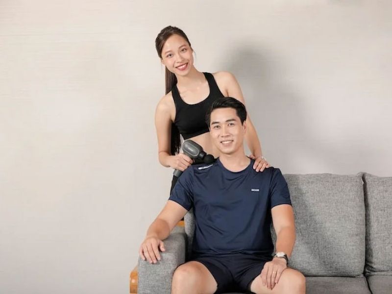 Massage đa vùng sau tập luyện với KATA MG20