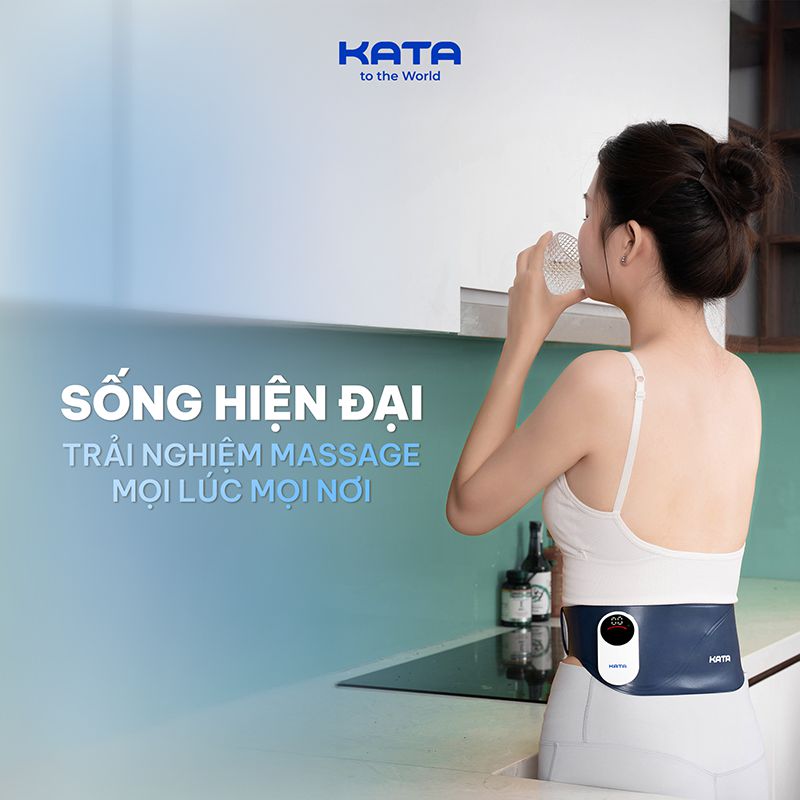 Tận hưởng cuộc sống hiện đại với máy massage lưng KATA W04
