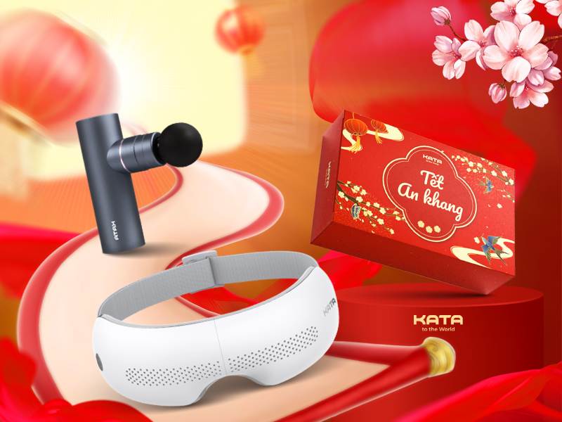 Bộ quà Tết tặng bố mẹ “chăm sóc toàn thân” từ KATA