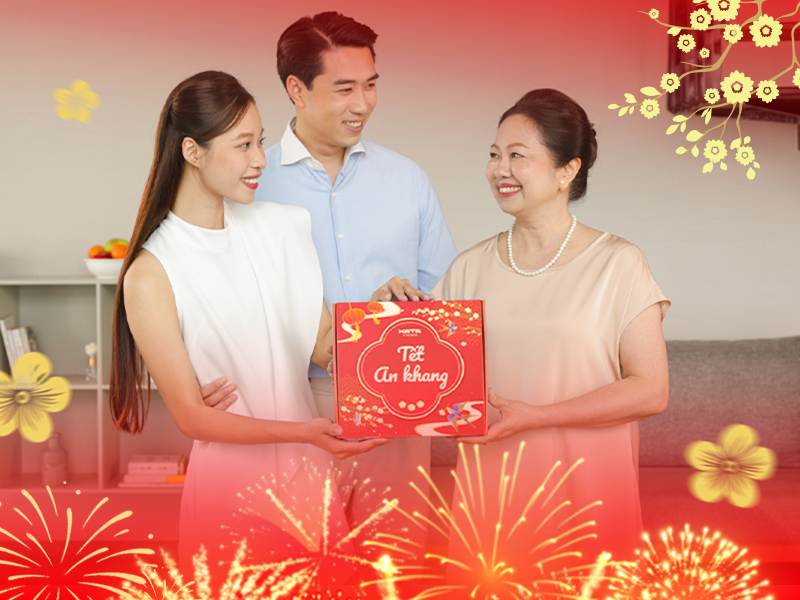 Xu hướng quà tặng chăm sóc sức khỏe dành tặng bố mẹ dịp Tết