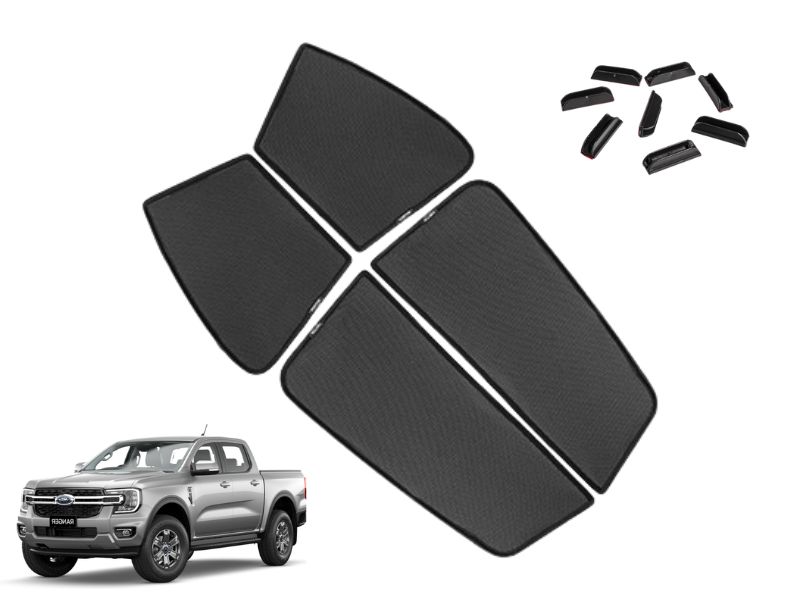 Trọn bộ rèm che nắng ô tô nam châm Ford Ranger