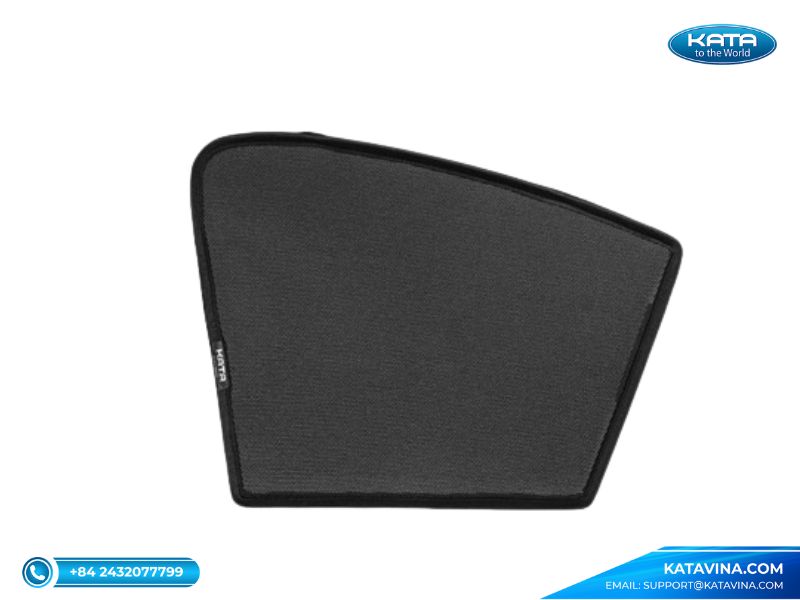 Tấm rèm che nắng KATA vừa khít với khung cửa sổ kính lái