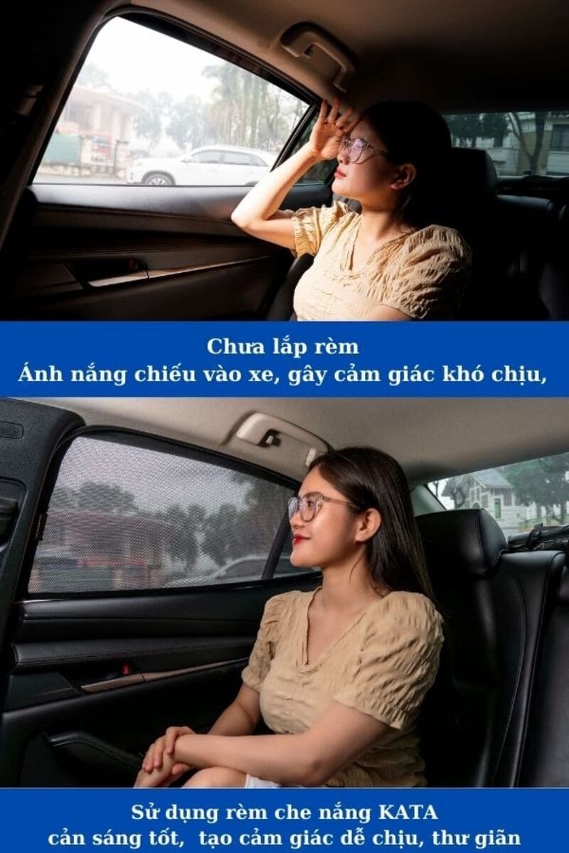 Sử dụng rèm che nắng ô tô bảo vệ sức khỏe và nội thất ô tô của bạn