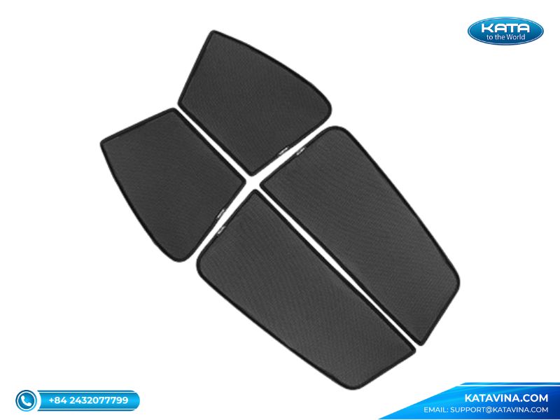 Trọn bộ 4 tấm rèm che nắng Mazda CX5 làm từ chất liệu vải lưới Polyester cao cấp 