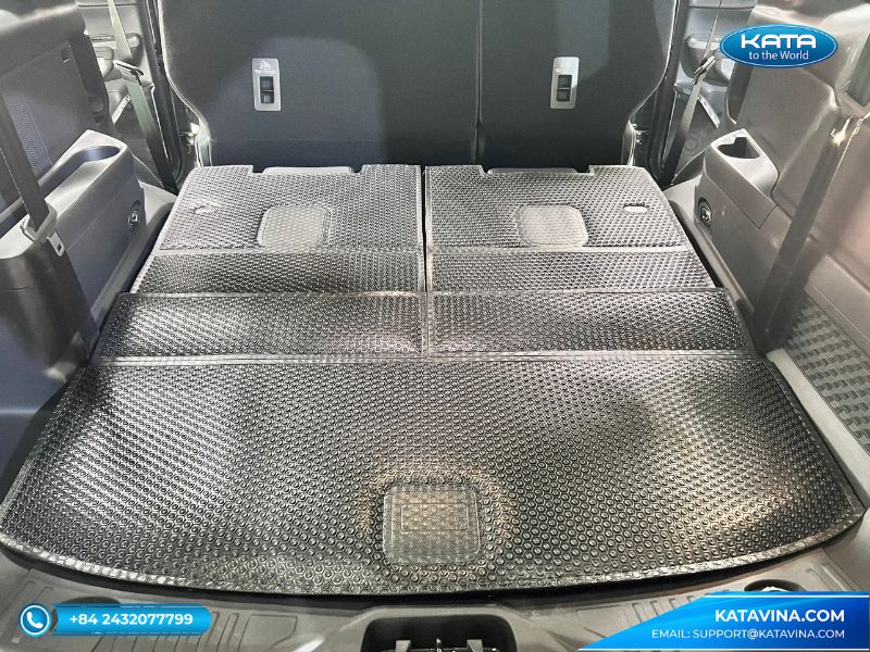 Thảm Ford Everest 2023 Pro 3D lót cốp và ốp lưng