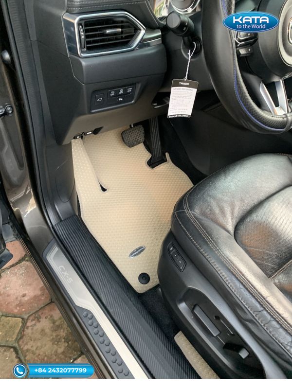 Thảm lót sàn ô tô Mazda CX-70 màu be ghế lái 