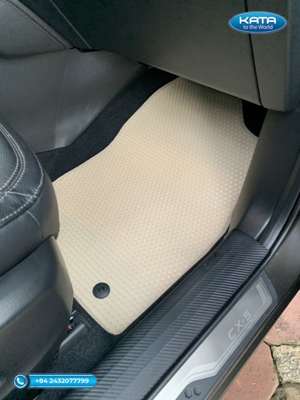  Thảm lót sàn ô tô Mazda CX-70 màu be ghế phụ