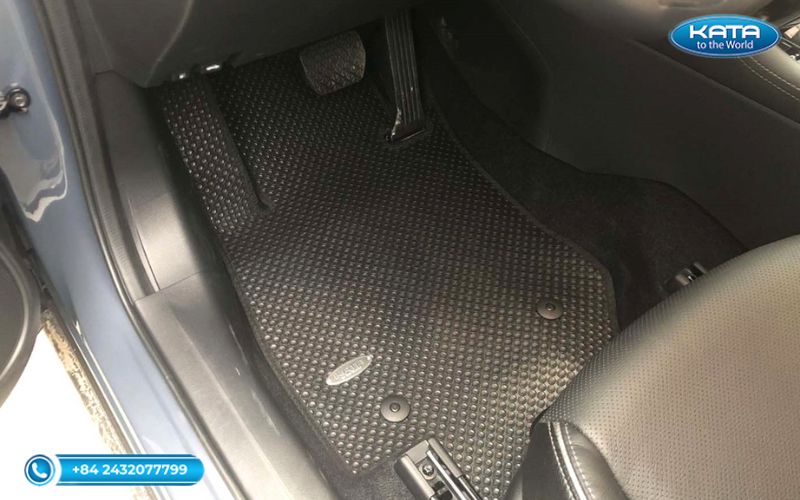  Thảm lót sàn ô tô Mazda CX3 2024 màu đen ghế lái 