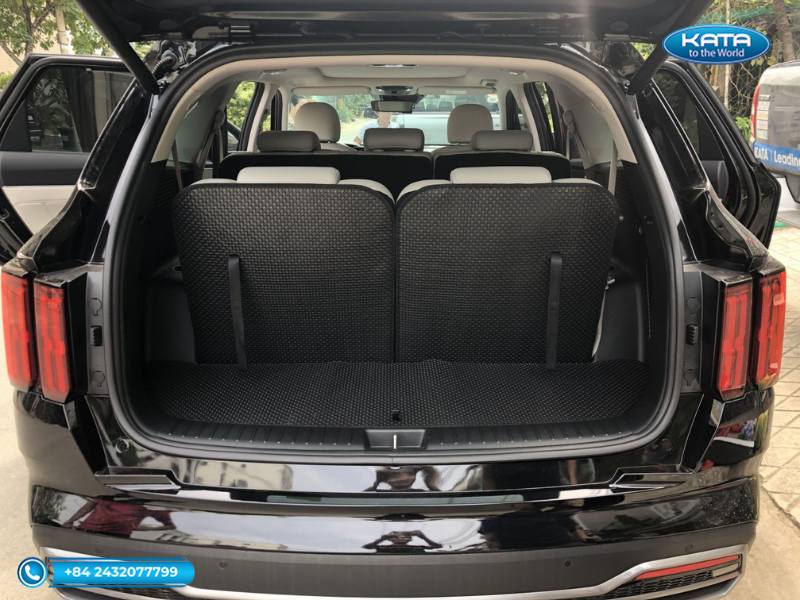  Thảm lót cốp, ốp lưng ghế hàng 3 ô tô Kia Sorento 2024 