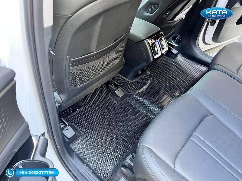Thảm lót sàn ô tô Kia Sorento 2021 - 2025 màu đen ghế hàng 2