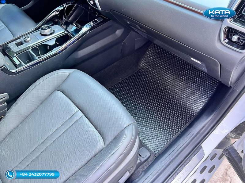 Thảm lót sàn ô tô Kia Sorento 2021 - 2025 màu đen ghế phụ