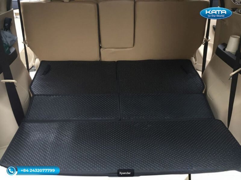 Thảm lót cốp, ốp lưng ghế hàng 3 Mitsubishi Pajero