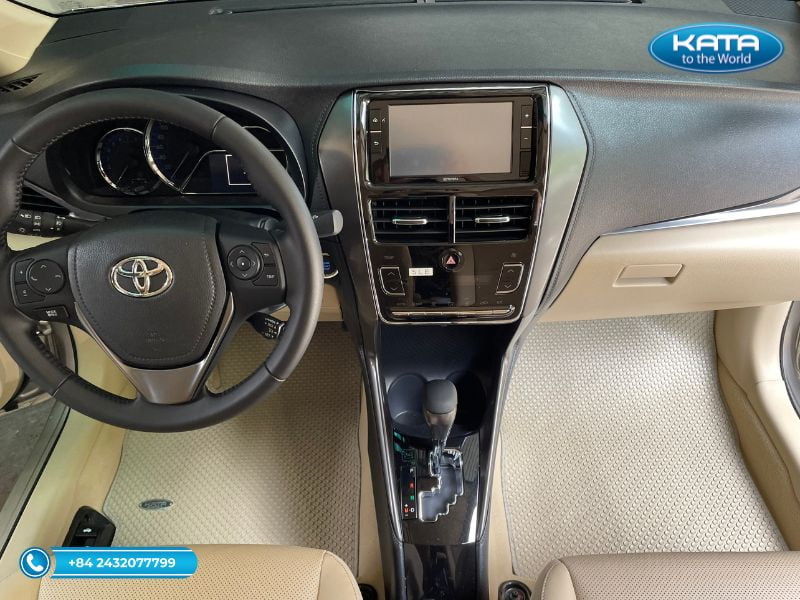 Thảm lót sàn ô tô Toyota Vios ghế hàng đầu 